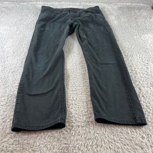 Levi's 505 Mens Jeans Black Straight Fit W34 L30 Casual Everyday Wear